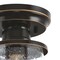 Westinghouse Fixture Ceiling Outdr SemiFlush-Mount 60W Emma Jane 7In Amb Brnz Clear Sd Glass 6113000 - alternate 8